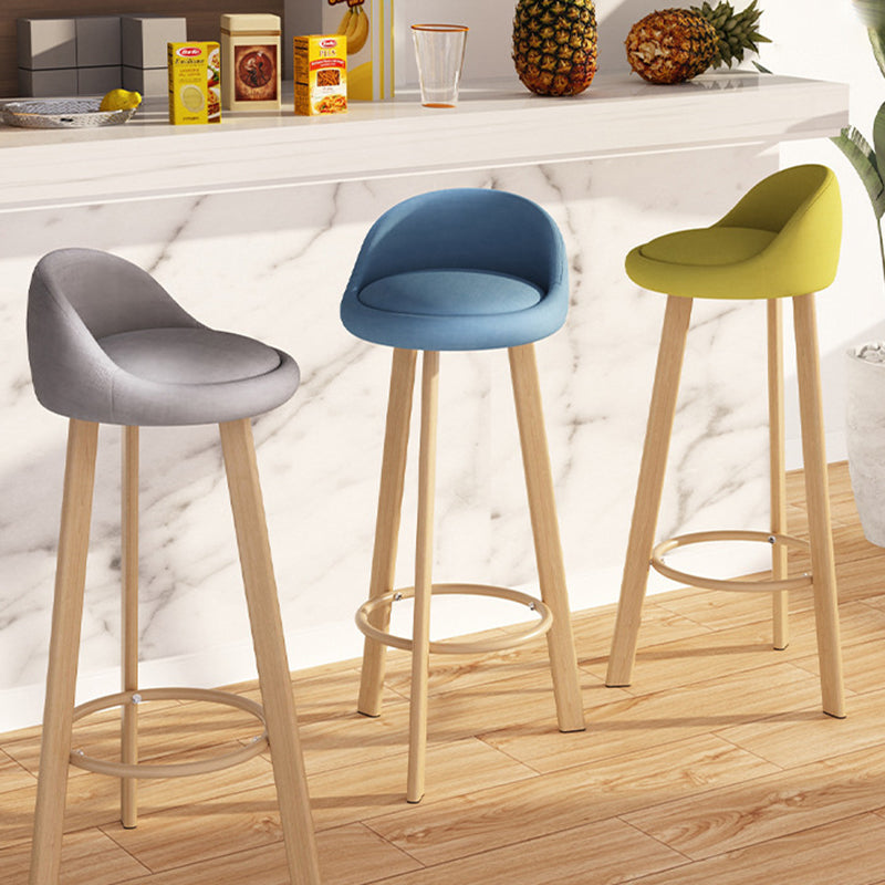 Sgabelli da bar per interni da 32,5 "in tessuto