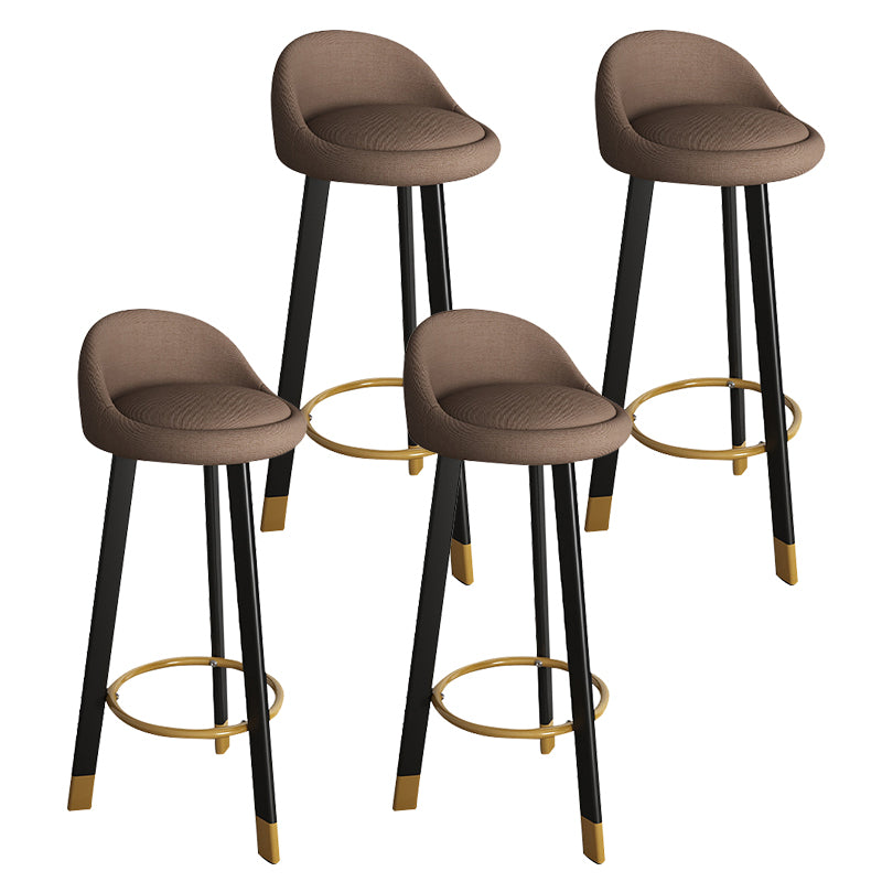 Sgabelli da bar per interni da 32,5 "in tessuto