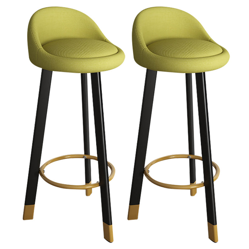 Sgabelli da bar per interni da 32,5 "in tessuto