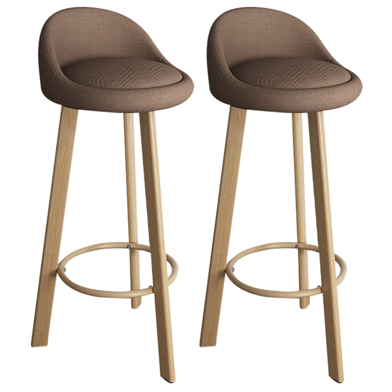 Sgabelli da bar per interni da 32,5 "in tessuto