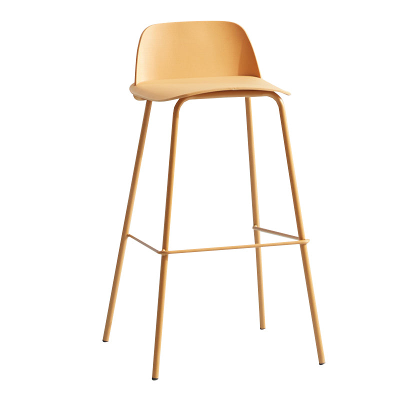 Comptoir et tabouret de bar en plastique moderne, repose-pieds rectangulaire, tabouret de bar d'intérieur