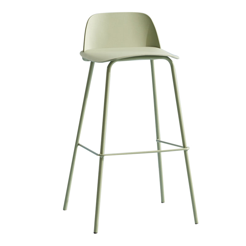 Comptoir et tabouret de bar en plastique moderne, repose-pieds rectangulaire, tabouret de bar d'intérieur
