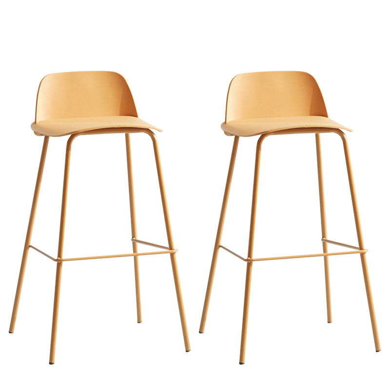 Comptoir et tabouret de bar en plastique moderne, repose-pieds rectangulaire, tabouret de bar d'intérieur