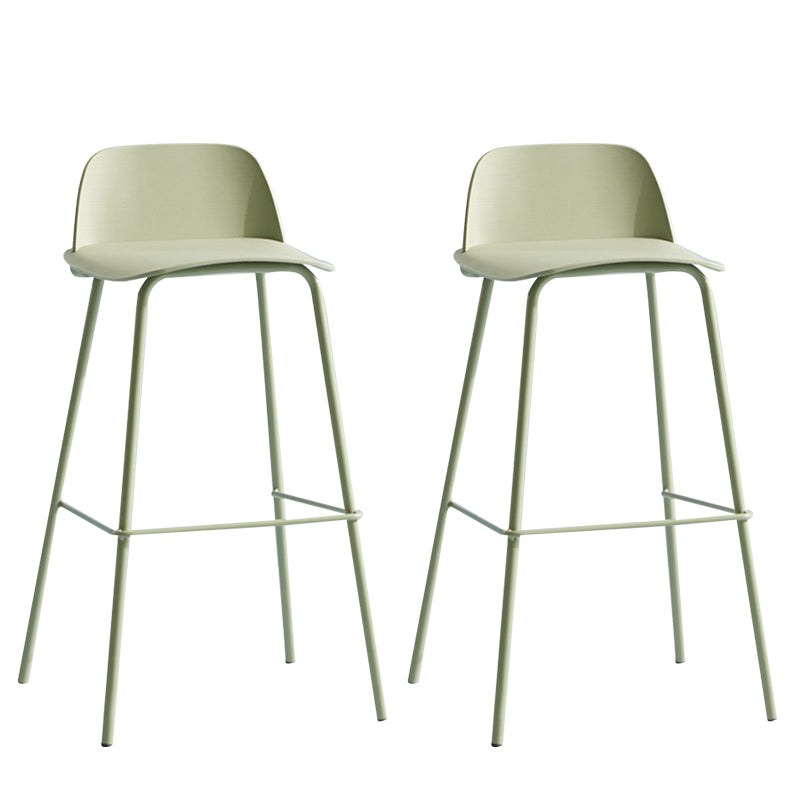 Comptoir et tabouret de bar en plastique moderne, repose-pieds rectangulaire, tabouret de bar d'intérieur
