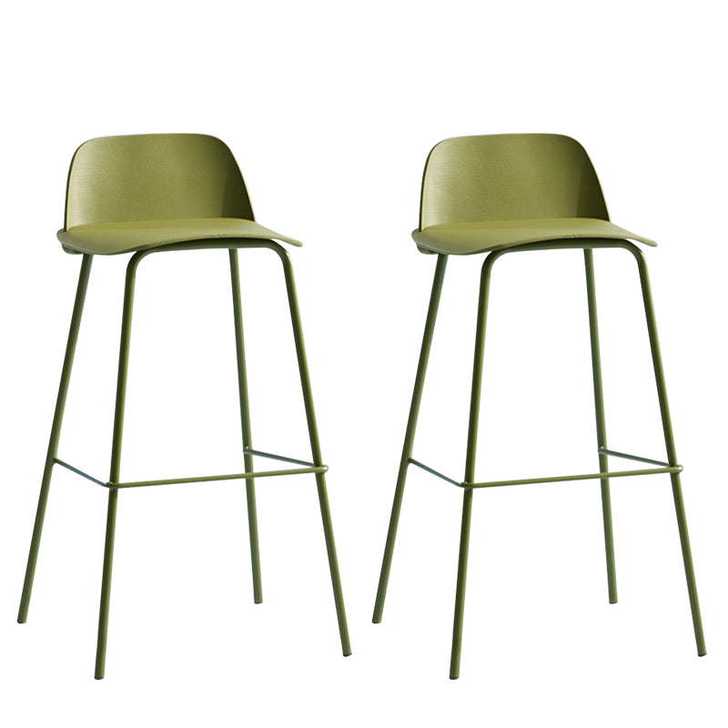 Comptoir et tabouret de bar en plastique moderne, repose-pieds rectangulaire, tabouret de bar d'intérieur
