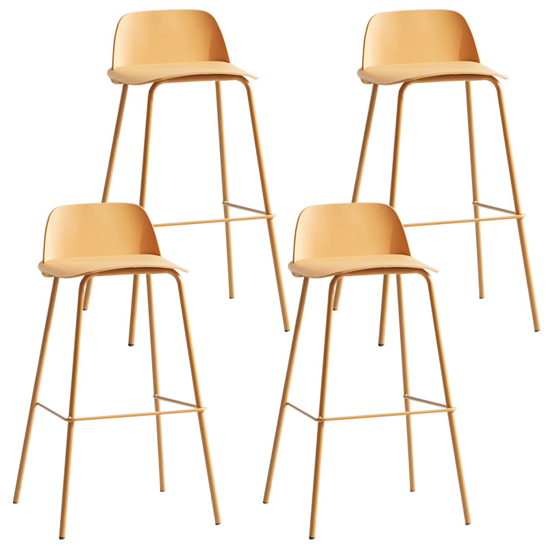 Comptoir et tabouret de bar en plastique moderne, repose-pieds rectangulaire, tabouret de bar d'intérieur