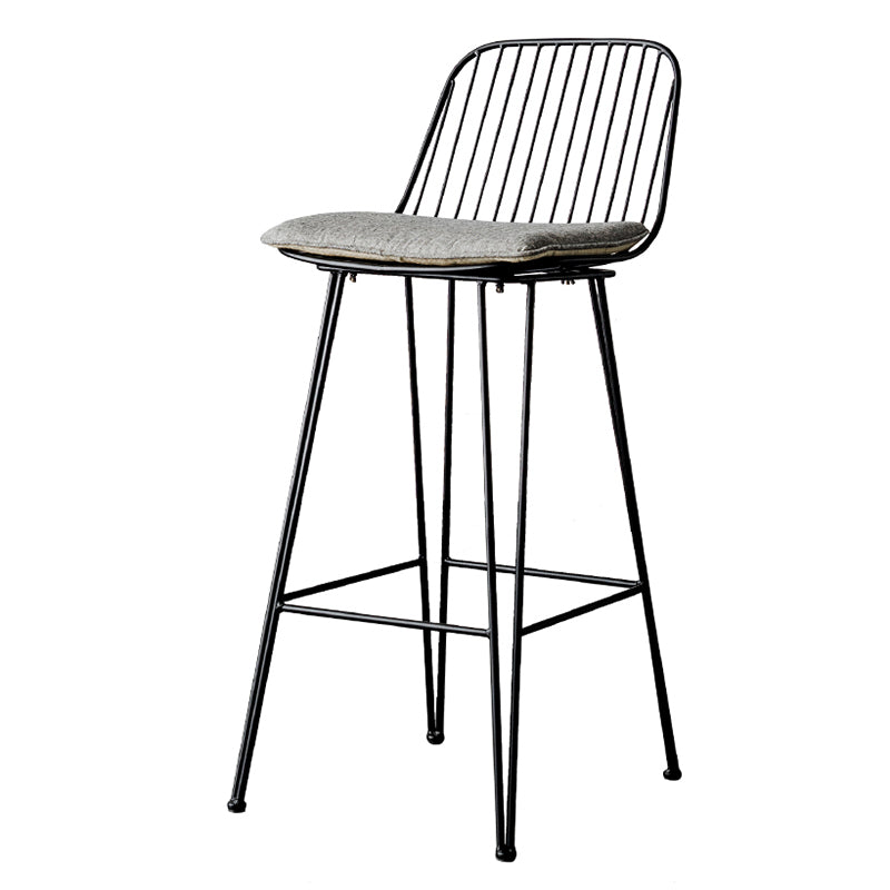 Industrieel ijzer Simple Barstool 26 "H indoor hoge kruk met rechthoekstoel