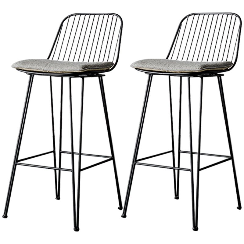 Industrieel ijzer Simple Barstool 26 "H indoor hoge kruk met rechthoekstoel