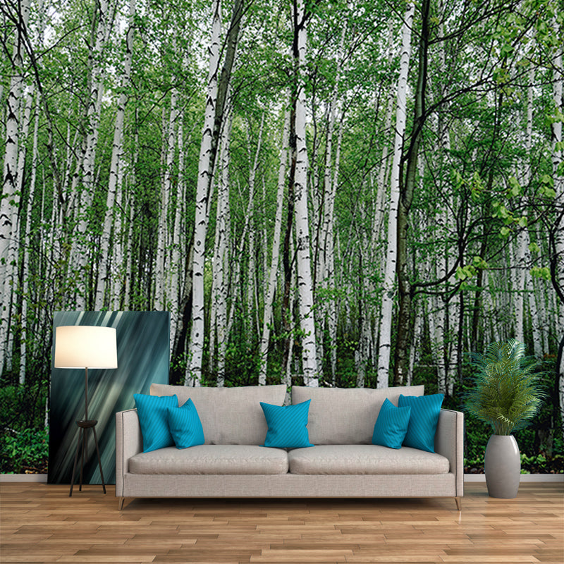 Nature Wall Mural Forest Landscape Mildew Resistant Wall Decor, Personalized Size