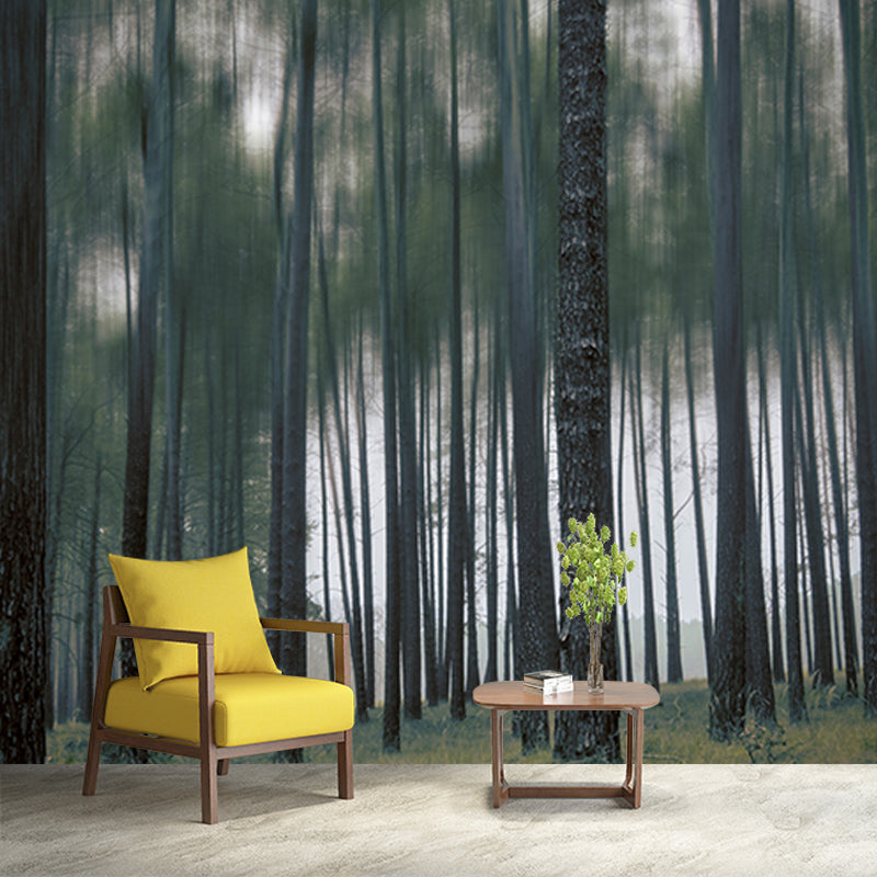 Forest Landscape Wall Mural Moisture Resistant Wall Decor, Personalized Size
