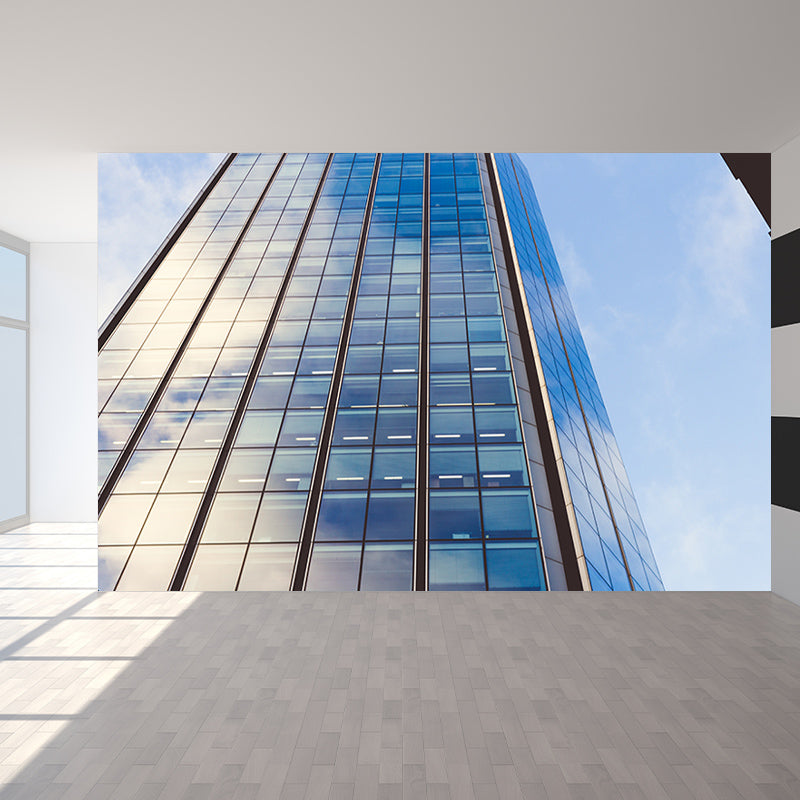 Modern Style City Mural Wallpaper for Living Room Decor, Water Resistant