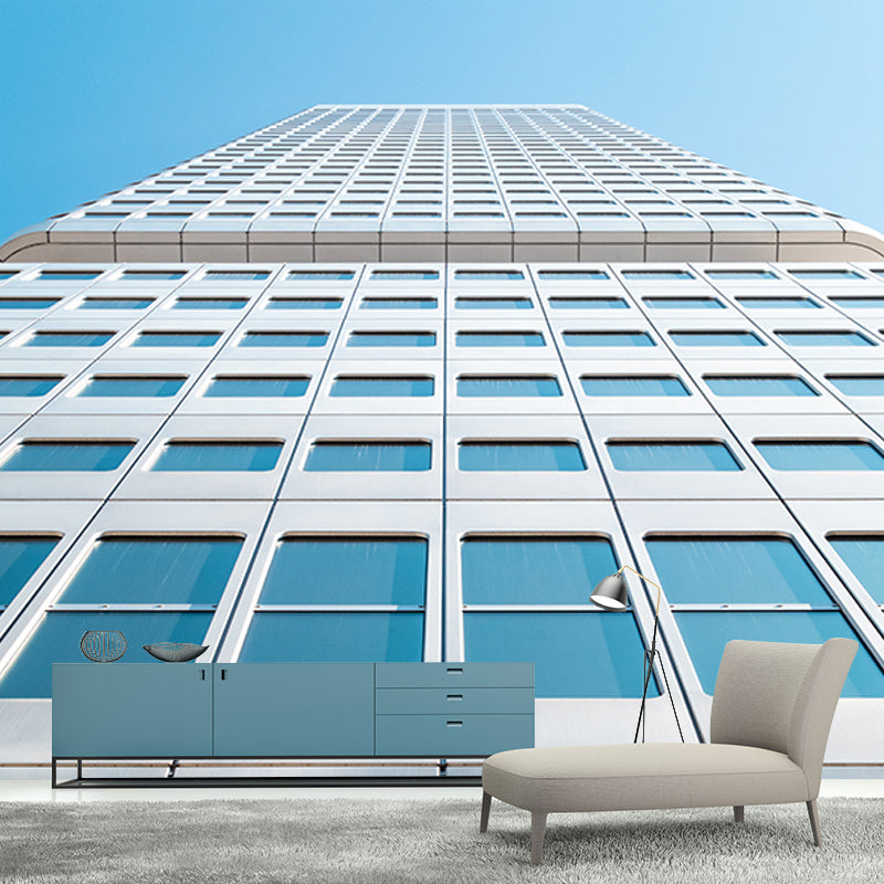 Architecture Mural Decal Modern Wall Decor for Meeting Room, Personalised Size
