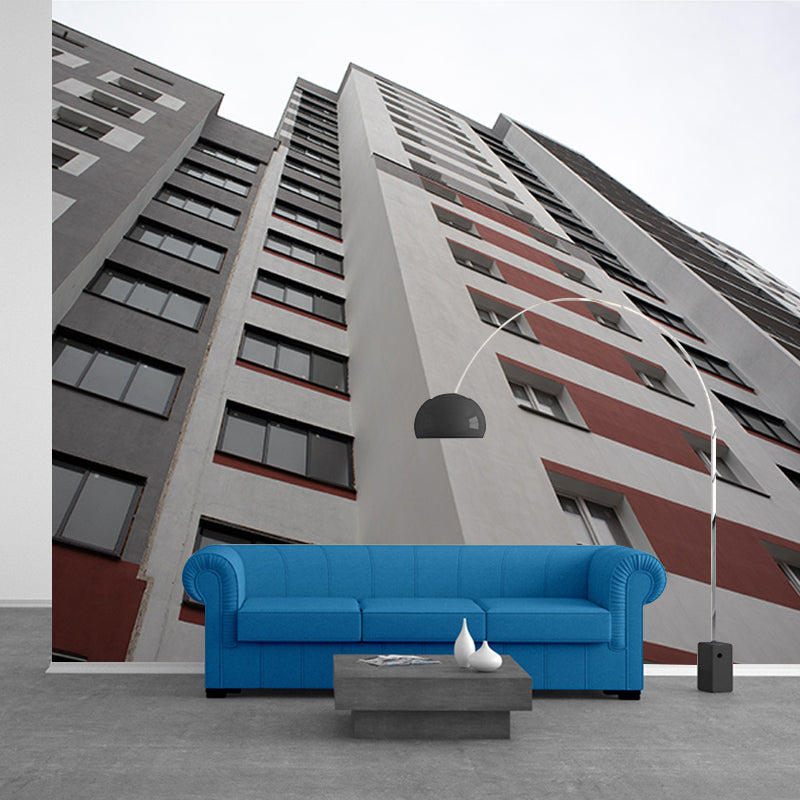 Architecture Mural Decal Modern Wall Decor for Meeting Room, Personalised Size