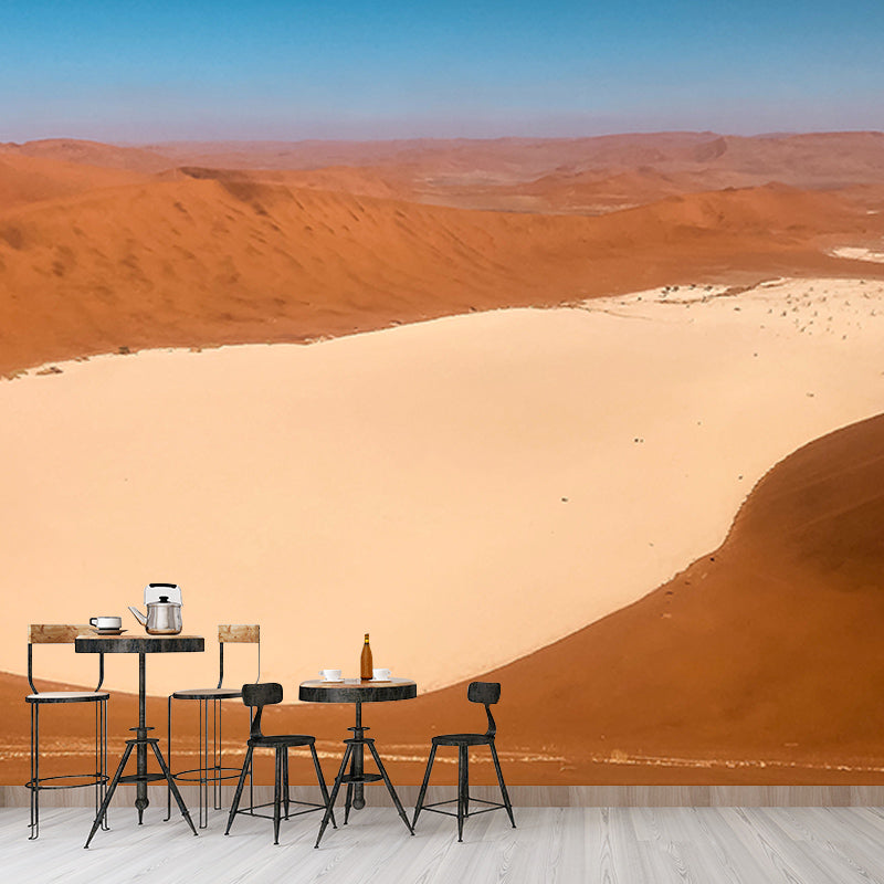 Photography Desert Scenery Wall Murals for Living Room, Moisture Resistant