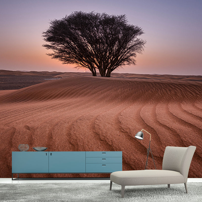 Moisture Resistant Desert Wall Covering Modern Murals Wall Decor for Living Room