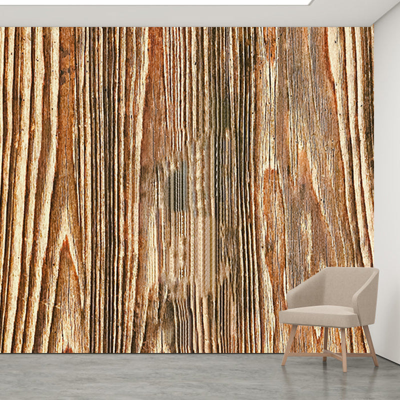 Wall Paper Murals Industrial Wood Grain for Bedroom, Personalized Size Available