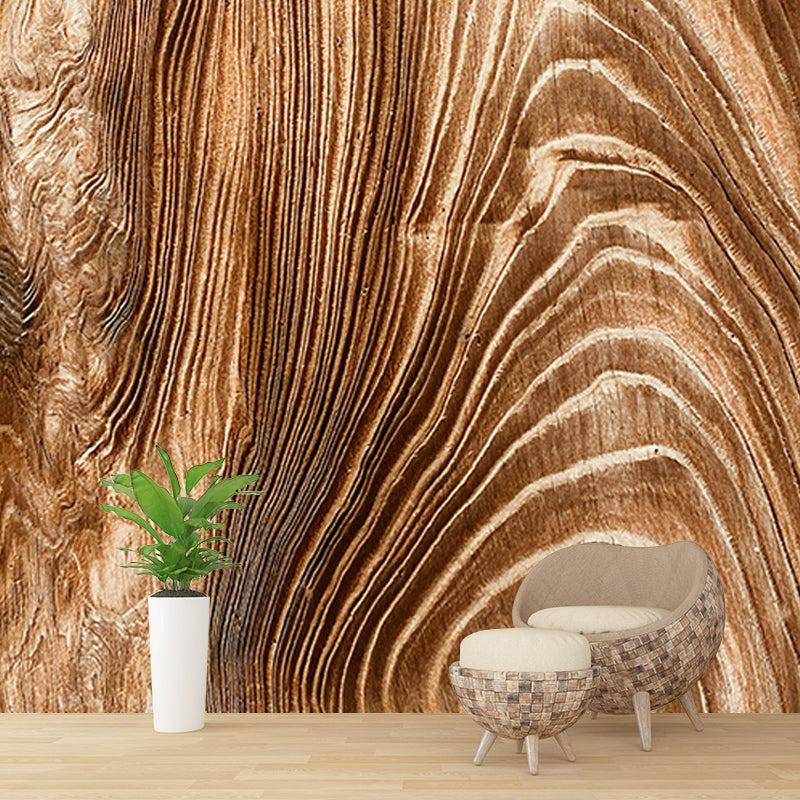 Wall Paper Murals Industrial Wood Grain for Bedroom, Personalized Size Available