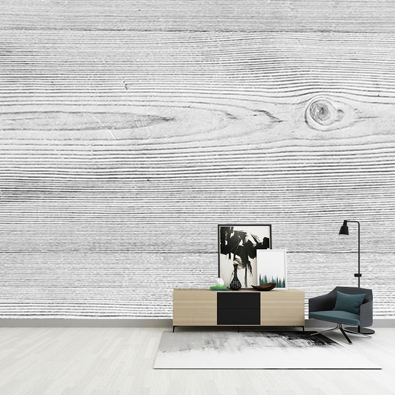 Wall Paper Murals Industrial Wood Grain for Bedroom, Personalized Size Available