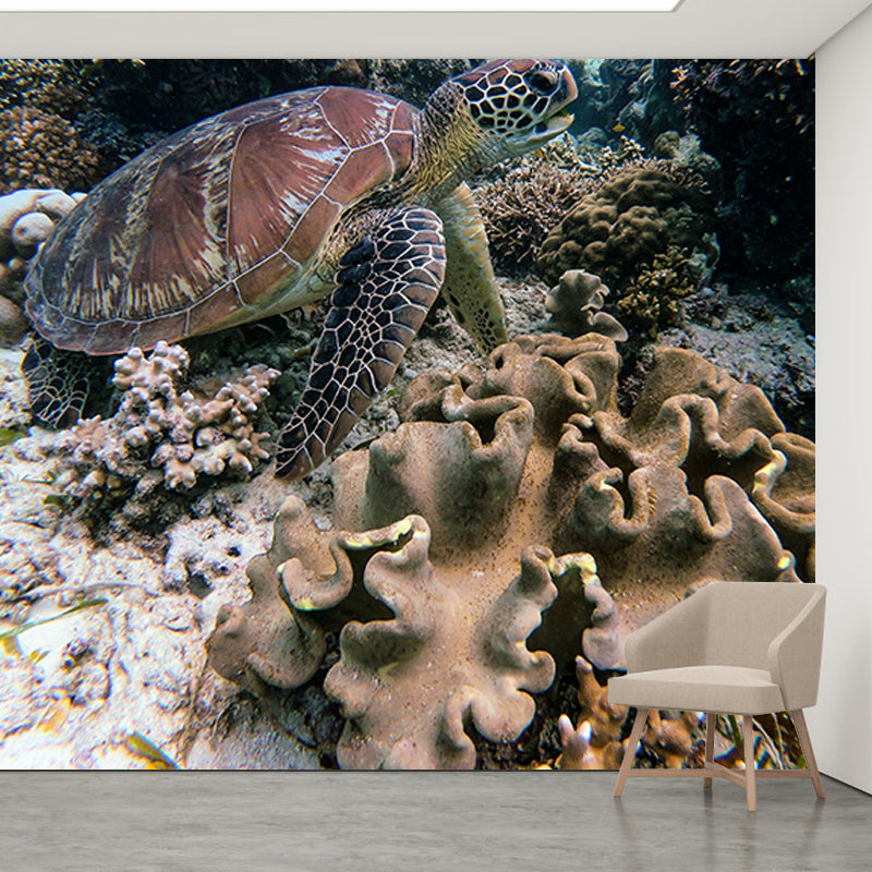 Tropical Creatures Murals Environment Friendly Wallpaper Sitting Room Wall Decor