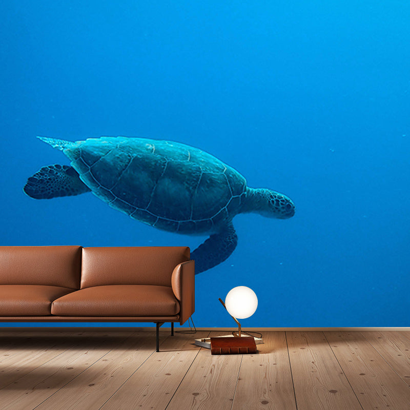Sea Creatures Contemporary Murals Environment Friendly Wallpaper Sitting Room Wall Decor