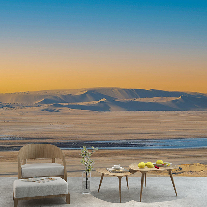 Tropical Desert Wall Covering for Sitting Room Water Resistant, Made to Measure