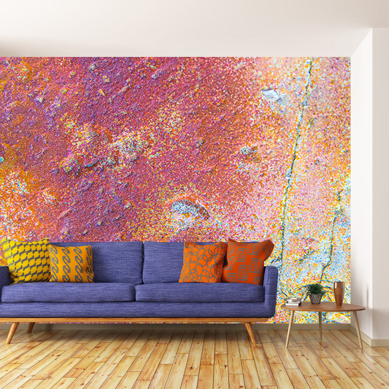 Rusty Metal Wall Mural Wallpaper for Living Room Bedroom, Moisture Resistant