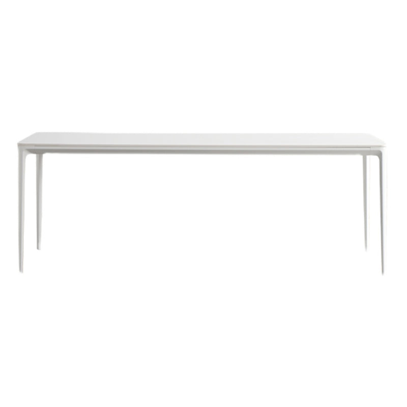 Mesa de comedor de piedra sinterizada Mesa base de 4 patas de estilo simple para comedor
