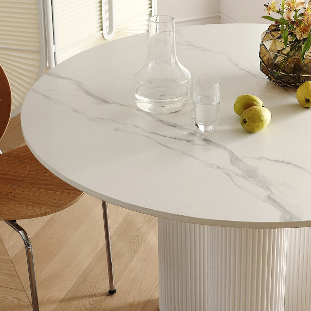 35,4 pollici round 3 gambe tavolo a tre colori Stile di semplicità con legno massiccio