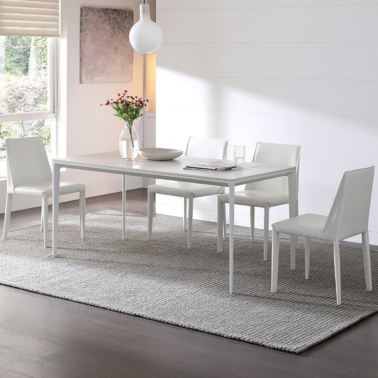 Industrial Sintered Stone Table 4 Legs Base Rectangle Table for Home
