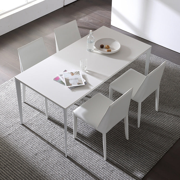 Industrial Sintered Stone Table 4 Legs Base Rectangle Table for Home
