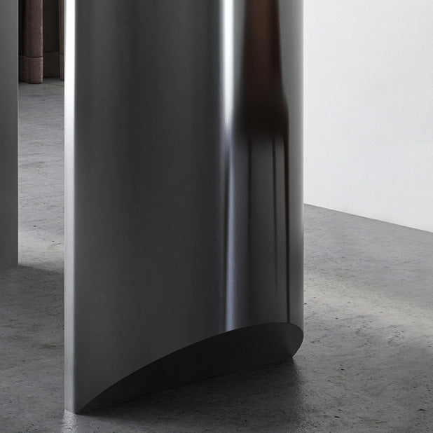 Metalen traditionele luxe rechthoekige tafel Gesinterde stenen binnentafel