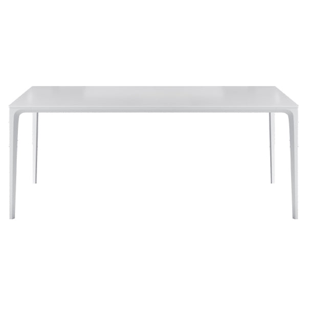 Sintered Stone Dining Table Industrial Style 4 Legs Base Rectangle Table for Home