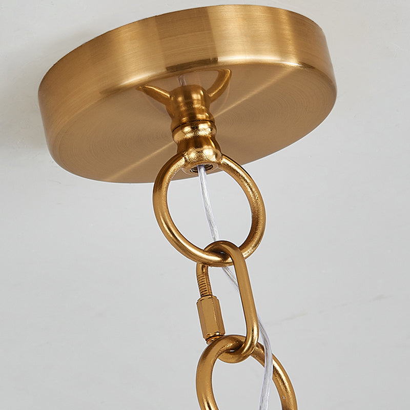 Modern Metal Chandelier Light Fixtures Multi-Head Hanging Pendant Lights for Bedroom