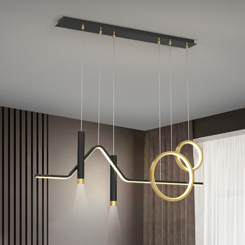 Moderne Style Island Leicht Einfaches hängende Lampenvorrichtung für Küchen -Esszimmer