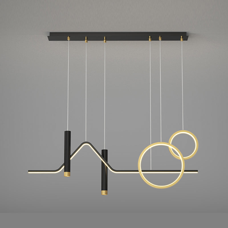 Moderne Style Island Leicht Einfaches hängende Lampenvorrichtung für Küchen -Esszimmer