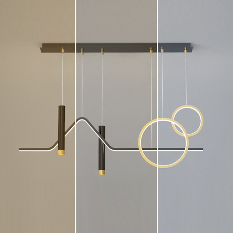 Moderne Style Island Leicht Einfaches hängende Lampenvorrichtung für Küchen -Esszimmer