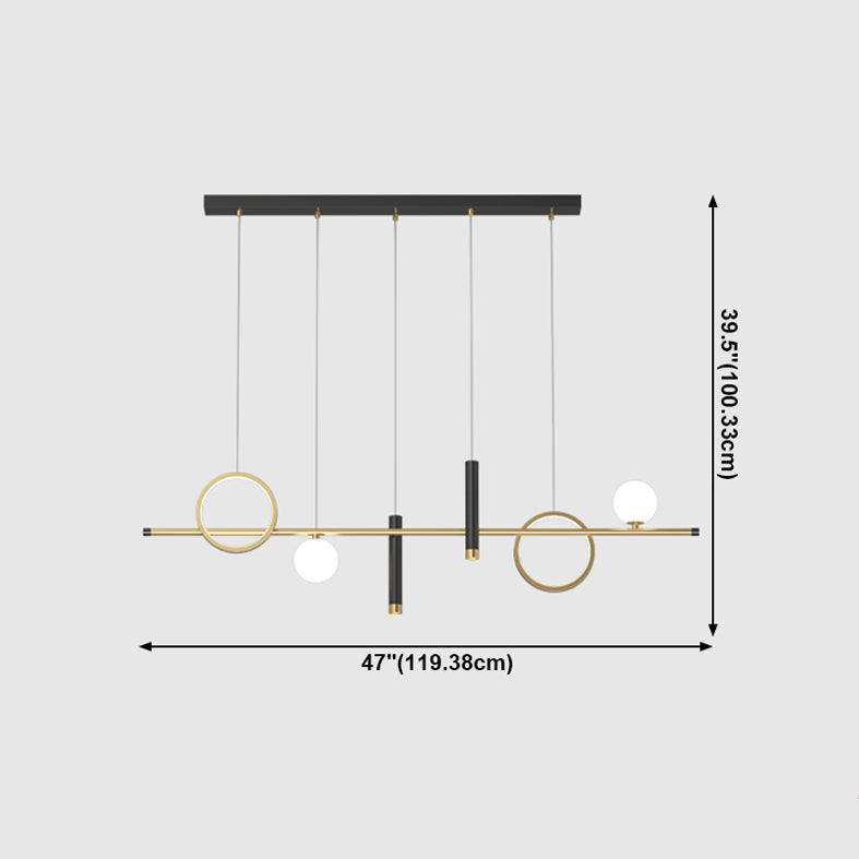 Moderne Style Island Leicht Einfaches hängende Lampenvorrichtung für Küchen -Esszimmer