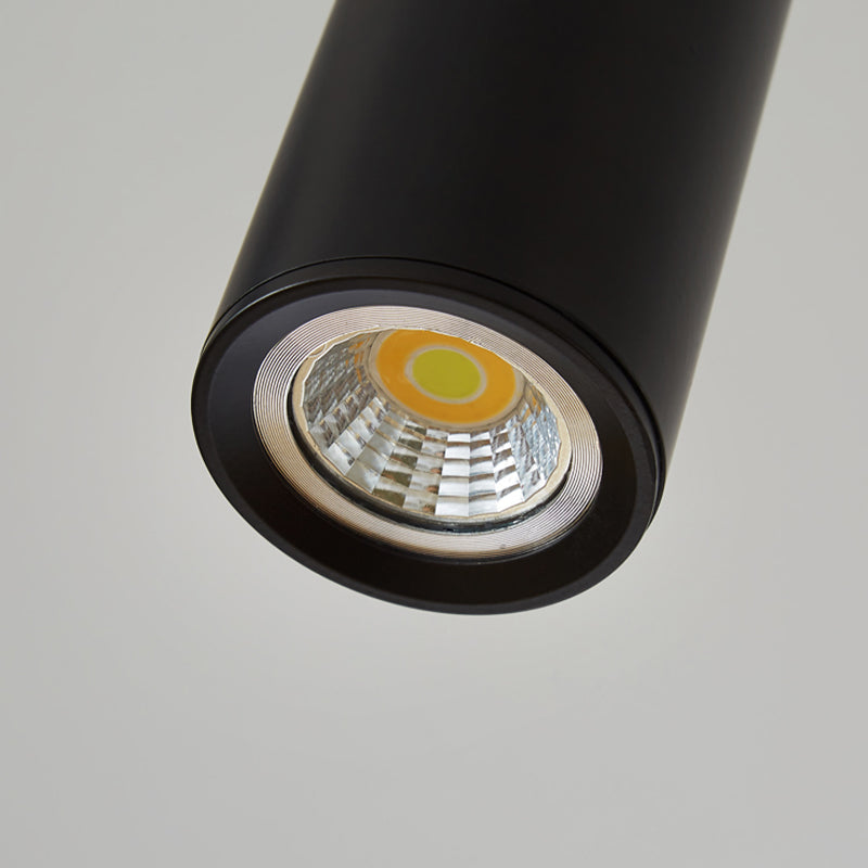 Simple Island Light Dining Room Modern Cylindrical Shade Chandelier Light Fixture