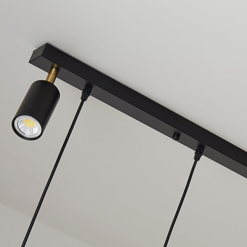 Salle à manger à la lumière île simple