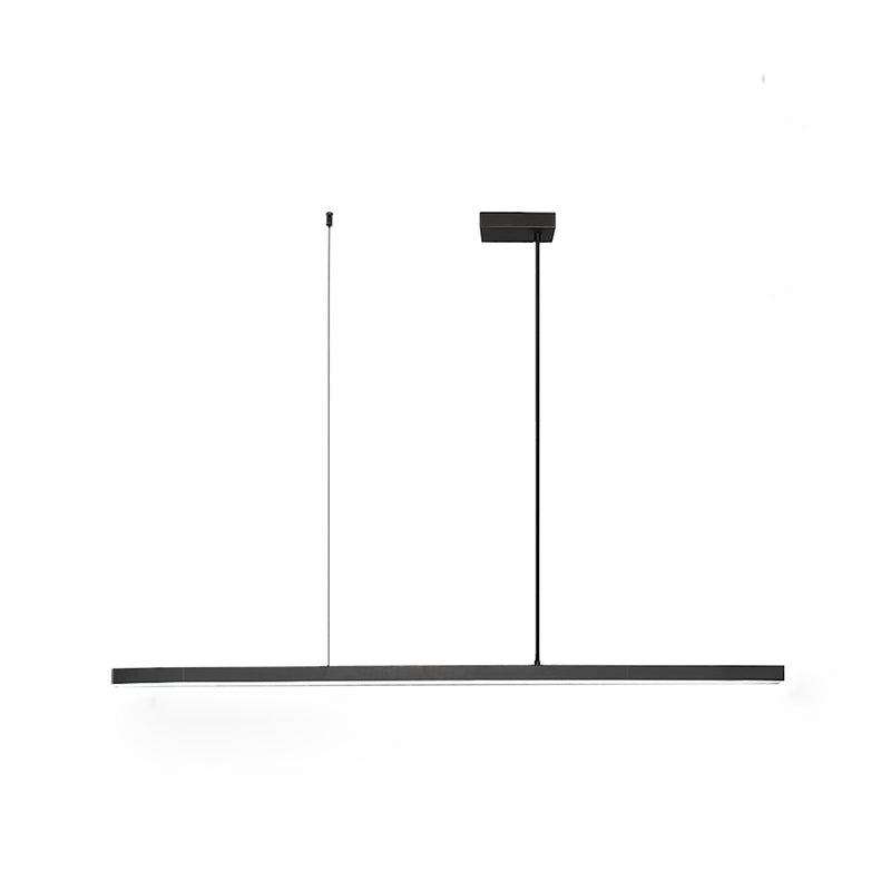 Moderner Stil Rechteckinsel Island LED LED Einfache Kronleuchterleuchte für Esszimmer