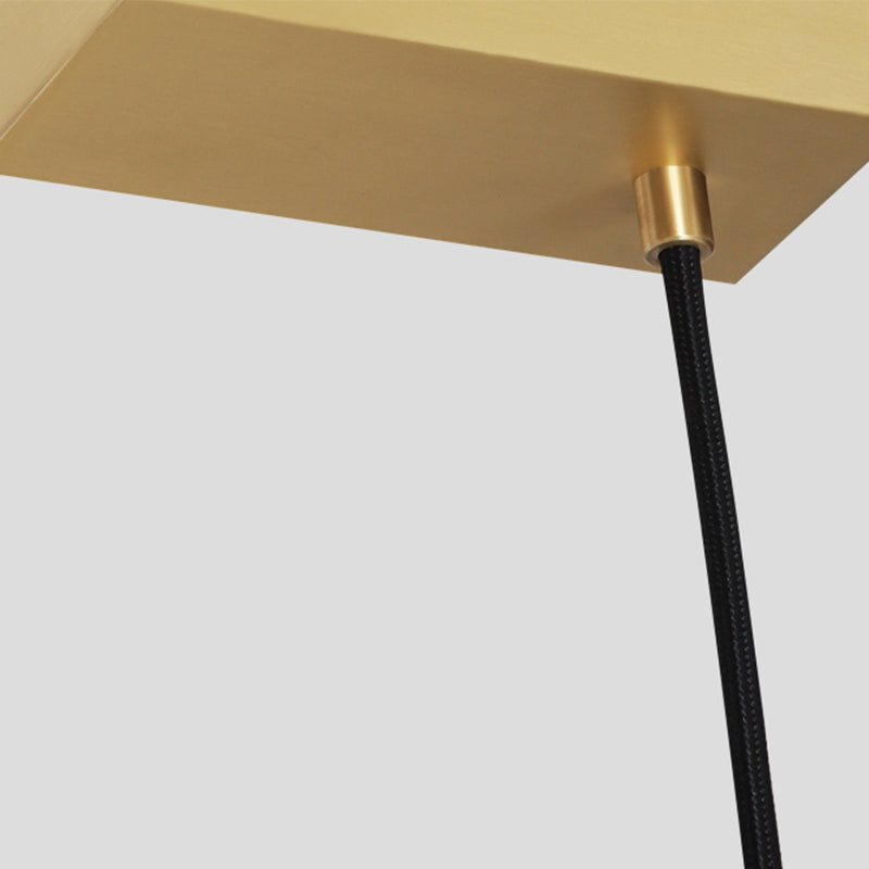 Moderner Stil Rechteckinsel Island LED LED Einfache Kronleuchterleuchte für Esszimmer