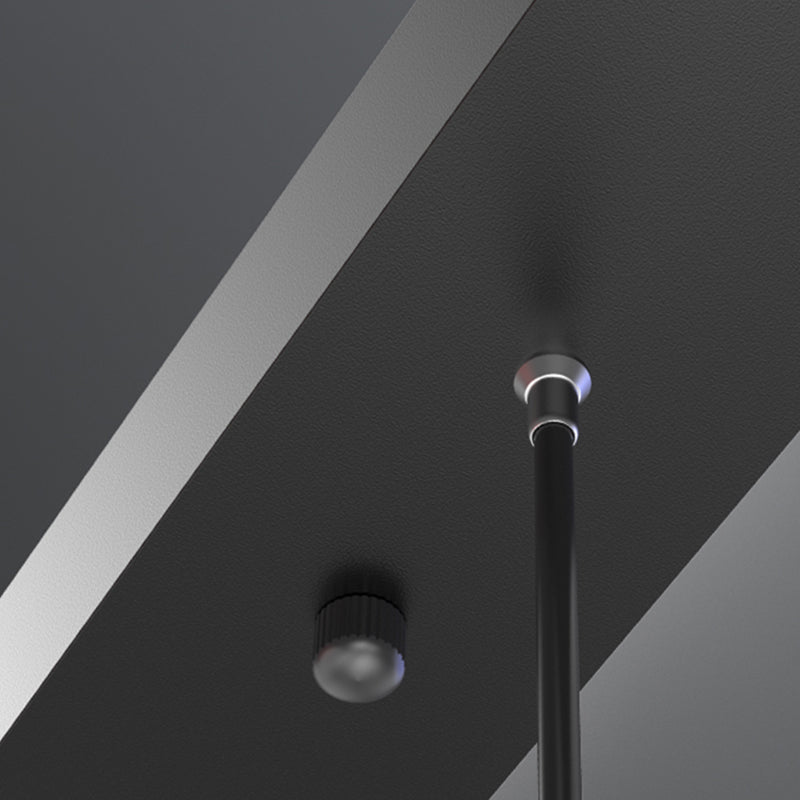 Modern Style Pendant Light Cylindrical Shade LED Chandelier Light for Dining Room