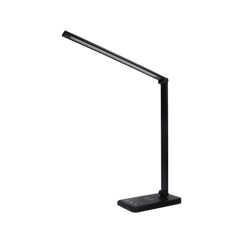 Aluminum Strip Table Lamp Contemporary Style 1 Light LED Table Lamp for Bedroom