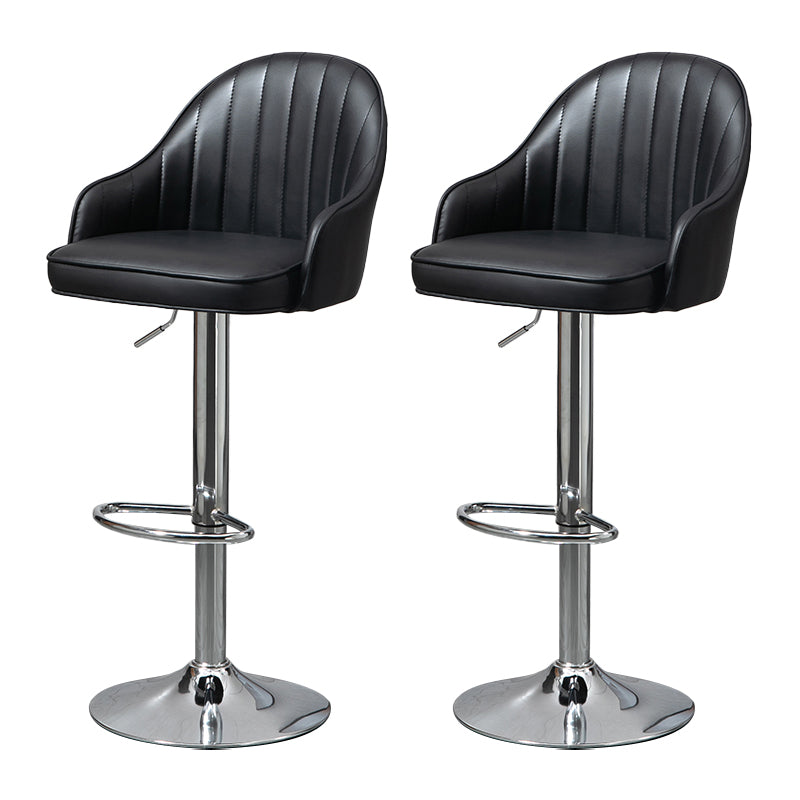 Modern Rotatable Liftable Counter Stool Steel Household Bar Stool with Cushion