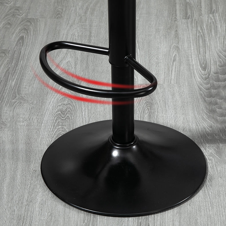 Modern Rotatable Liftable Counter Stool Steel Household Bar Stool with Cushion