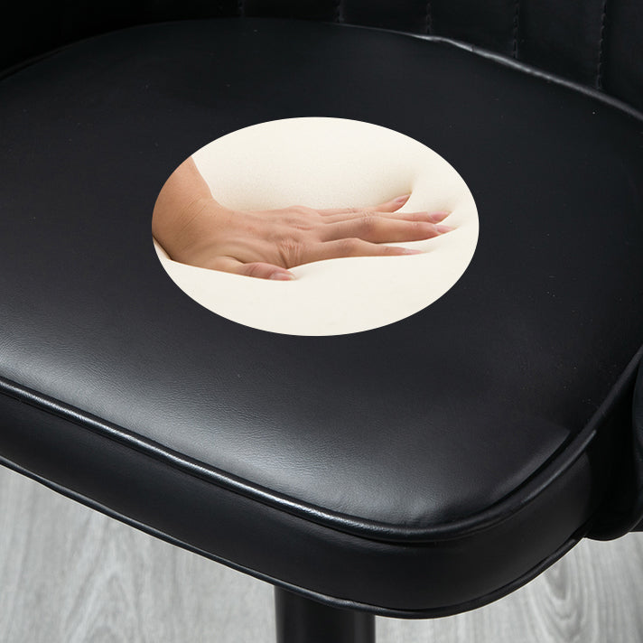Modern Rotatable Liftable Counter Stool Steel Household Bar Stool with Cushion