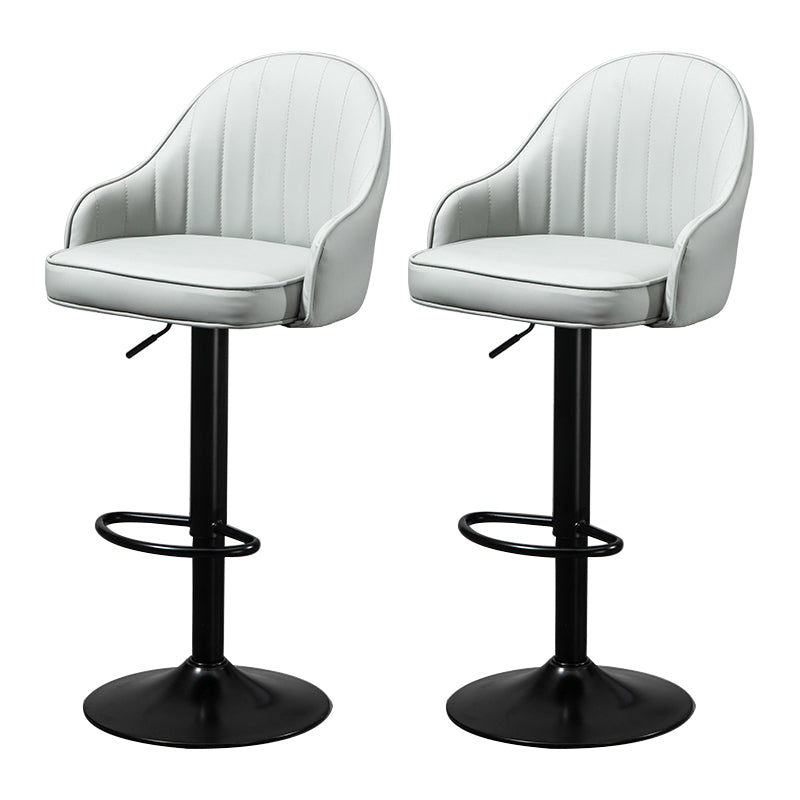 Modern Rotatable Liftable Counter Stool Steel Household Bar Stool with Cushion