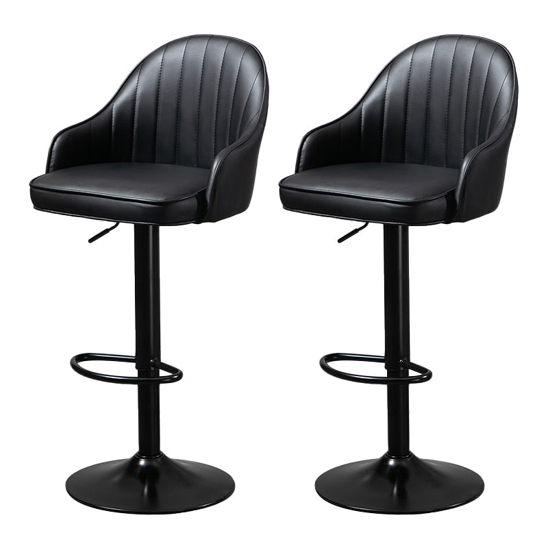Modern Rotatable Liftable Counter Stool Steel Household Bar Stool with Cushion