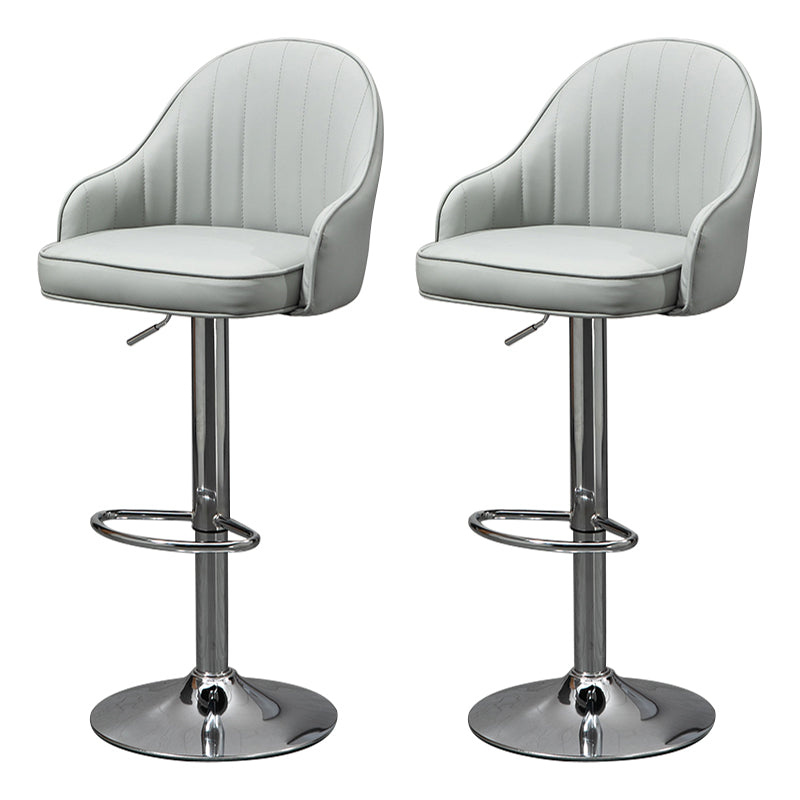 Modern Rotatable Liftable Counter Stool Steel Household Bar Stool with Cushion