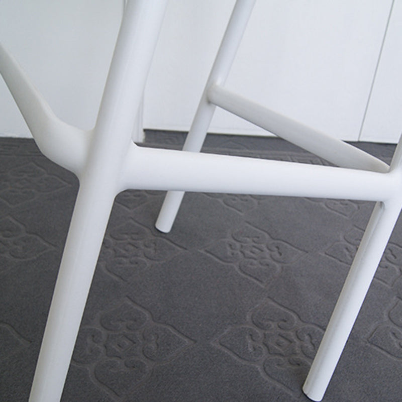 Nordic Macron Barhocker, Kunststoff, 4 Beine, Barhocker für Wohnzimmer, 4er-Set